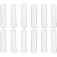 Jroyseter Tubos inhaladores de Aceite Esencial de 12-100 Uds- Tubos inhaladores nasales personales de plástico…